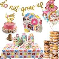 【hot】☊▼ Cyuan Donut Up Theme Supplies Birthday Baby Shower Wall Display Board