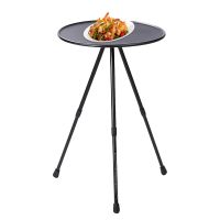 ₪卐 Outdoor Folding Table 3 Feet Portable Dining Card Table Portable Round Table With Adjustable Legs Travel Equipment For Camping