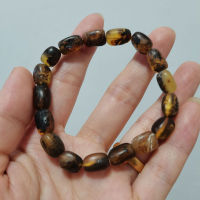 Yoowei 9g Real Amber Bracelet Wholesale Women Gift 100 Genuine Beads Oval Irregular New Natural Plant Healing Jewelry Supplier