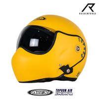 หมวกกันน็อค Avex Topgun Air สีเหลืองด้าน