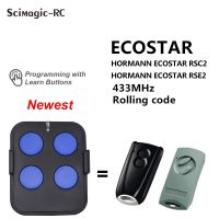 For ECOSTAR RSC2 RSE2 433.92mhz Rolling Code Garage Gate Door Remote Control Duplicator Command Opener Key Chain 433 Mhz