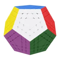 Shengshou Gigaminx 5X5ลูกบาศก์ไม่ติดสติ๊กเกอร์ Dodecahedron ลูกบาศก์ปริศนาความเร็ว12วินาที Megaminx Magico Cubo ของเล่นเด็ก