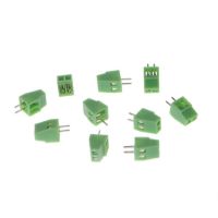 10ชิ้น2pin-4pin สกรู Pcb ติดตั้งบล็อกเทอร์มินัลเชื่อมต่อ2.54มม