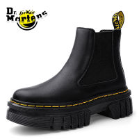 Dr.Martens รองเท้าผู้หญิงเชลซีแพลตฟอร์มยางแต่เพียงผู้เดียวสวมทนลื่น Overfoot สุภาพสตรีมาร์ตินบู๊ทส์ขนาด35-41