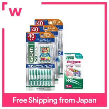 Sunstar GUM soft pick 40pcs fragrance free SSS-S size interdental cleaner  Japan