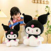 Sanrio ใหม่ Kuromi กำมะหยี่เชอร์รี่ตุ๊กตาหนานุ่มกรรไกรขนาดใหญ่เครื่องแลกเปลี่ยนตุ๊กตาของขวัญร้านขายของที่ระลึก Kuromi หมอนของเล่นน่ารัก