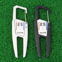 Outdoor Golf Divot Repair เครื่องมือ Training Aid Golf Pitchfork Zinc Alloy Putting Green Fork Multiftional Golf Sports essories