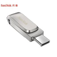 2023 SanDisk 32G u Pan Supreme ความเร็วสูง USB3.1 TYPE-C อินเตอร์เฟซคู่ 64G 128G แฟลชไดรฟ์ USB 256G จานโลหะ