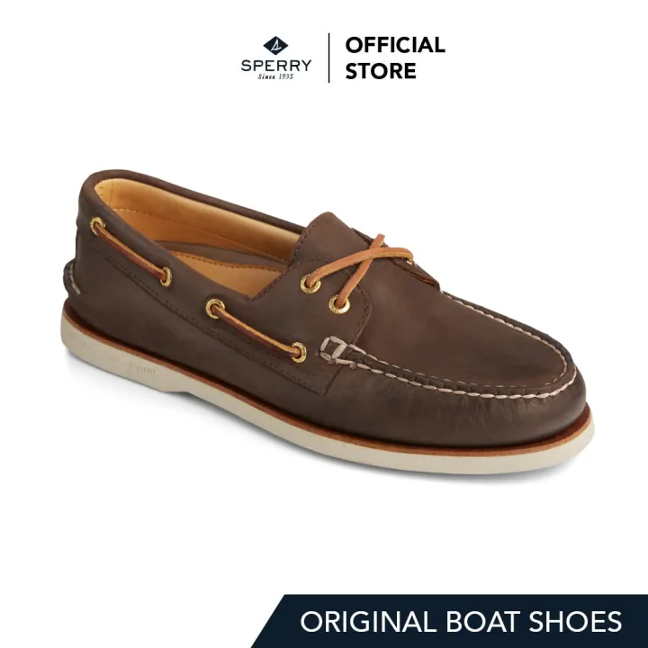 sperry-gold-a-o-2-eye-รองเท้าโบ๊ทชูส์-ผู้ชาย-สีน้ำตาล-boat-0219493