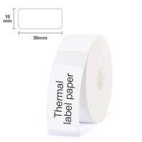 D11 Label Paper Sticker Transparent Label Tape 14*30mm 210pcs White on Clear Label for Niimbot D11 Labeling Machine Typewriter