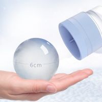 Large Ice Ball Maker Silicone Bottom 6cm Huge Balls Mold Big Round Sphere Ice Cube Tray for Whiskey Cocktails 2023 Upgrade Ice Maker Ice Cream Moulds