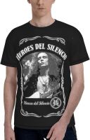 JULEMY Heroes Del Silencio T-Shirt Mens 3D Print Summer Casual Comfort Crew Neck Short Sleeve Tshirt