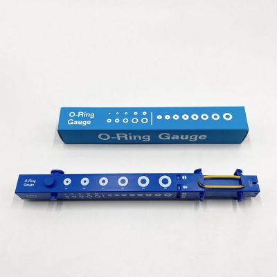 O-Ring Gauge ชนิดสไลด์ขนาดแห่งชาติวัดพลาสติกสีน้ำเงิน Oring Gauge สำหรับ AS568 &amp; BS 1806 Range