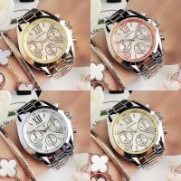 Geneva Womens Watch Women Fashion Watch 2023 Luxury Top Brand Stainless Steel Ladies Watch Waterproof Wristwatches Reloj Mujer