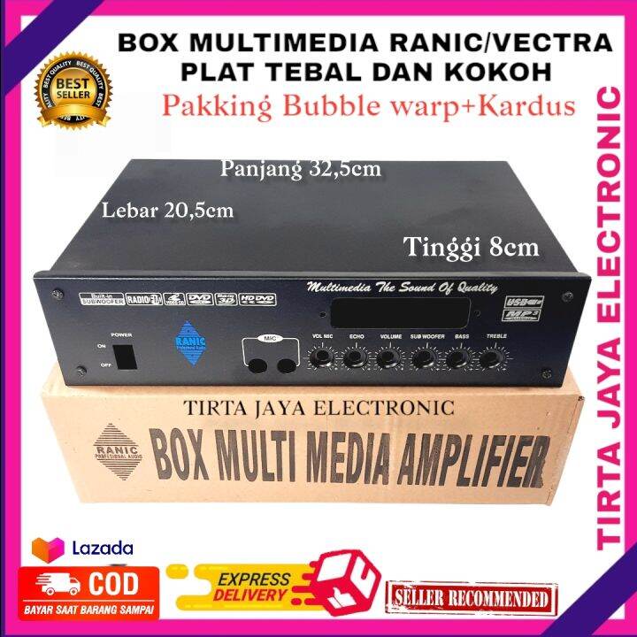 Box Power Amplifier Box Ampli Multimedia + Tempat Mp3 bluetooth