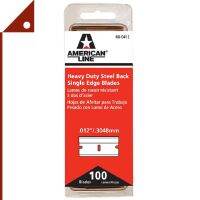 American Line : ACL66-0412* ใบมีดเอนกประสงค์ Heavy-Duty Single Edge Razor Blades, 100pk.