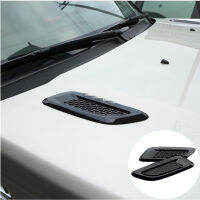 Hood Air Vent Outlet Wing Trim สติกเกอร์ ABS 2สไตล์สำหรับ Land Rover Discovery Sport LR4 LR5 Range Rover Evoque Range Rover