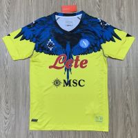 คุณภาพสูง เสื้อทีมฟุตบอล เสื้อบอลผู้ใหญ่ เสื้อสโมสรทีม Napoli ปี 22 เนื้อผ้าโพลีเอสเตอร์ งานดีมาก คุณภาพเกรด AAA