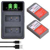 ZZOOI BLS-5 BLS-50 PS-BLS5 Battery + LED Dual Charger w/ Type C for Olympus OM-D E-M10  Pen E-PL2  E-PL5  E-PL6  E-PL7  E-PM2 Stylus 1