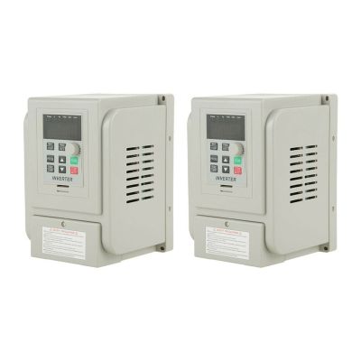 2X 2.2KW 3HP 220V Variable Frequency Drive Inverter CNC VFD VSD Single to 3 Phase