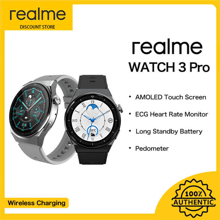 Realme 3 Pro Smart watch 2023 Newest 1.4" AMOLED Touch Screen Waterproof Bluetooth Tracker