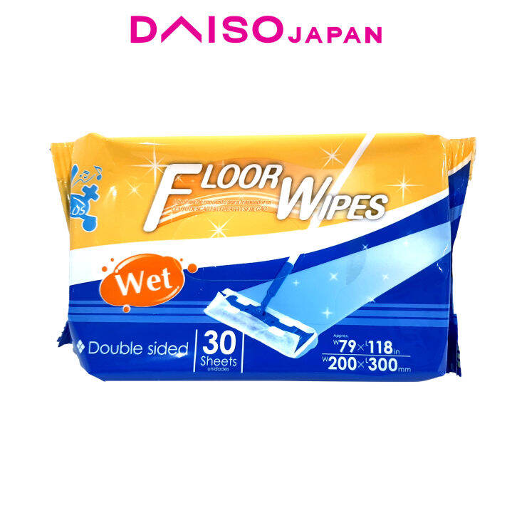 Daiso Wet Floor Wipes Sheets Lazada Ph