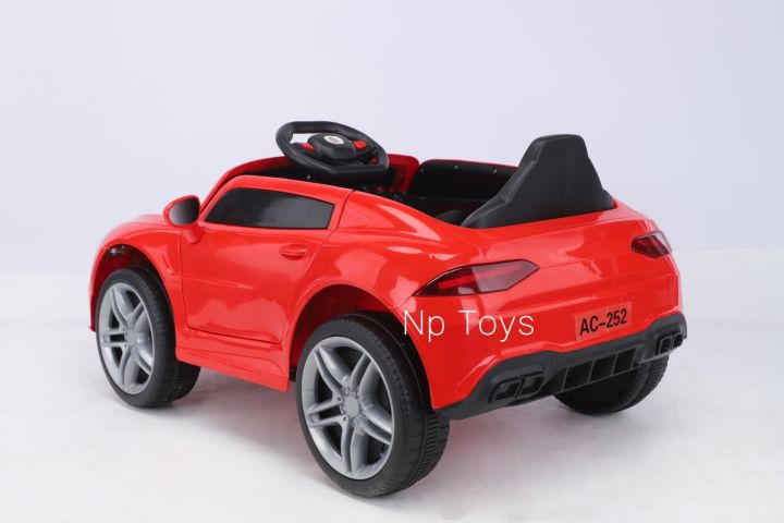 toykidsshop-รถแบตเตอรี่เด็ก-รถเด็กนั่ง-ทรงเบ๊น-บังคับผ่านมือถือได้-ขนาด2มอเตอร์-no-252
