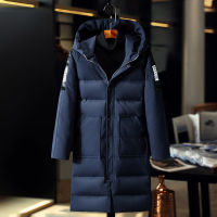 ผู้ผลิต New Down Jacket Work Clothing Teen Slim Fashion Long Down Jacket Mens Jacket Trend