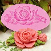 Roses Flowers chocolate wedding cake decorating tools DIY baking fondant silicone mold Clay Resin sugar Candy Bread  Cake Cookie Accessories