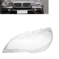 THLA3P Car Clear Headlight Lens Cover Replacement Headlight Head Light Lamp Shell Cover For-BMW X5 E70 2008-2013