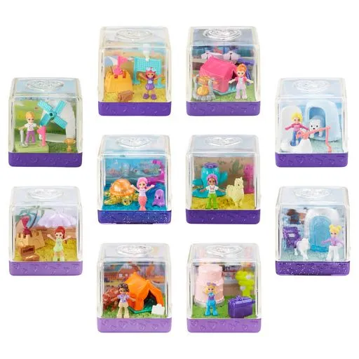 Polly Pocket Sand Secrets Diorama Play, Doll And Accessories (Styles May  Vary)