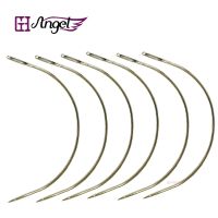 【cw】 GHAngels 9cm 12pcs C  Curved Needles Hair Weaving Thread/Sewing Extension Small Packet