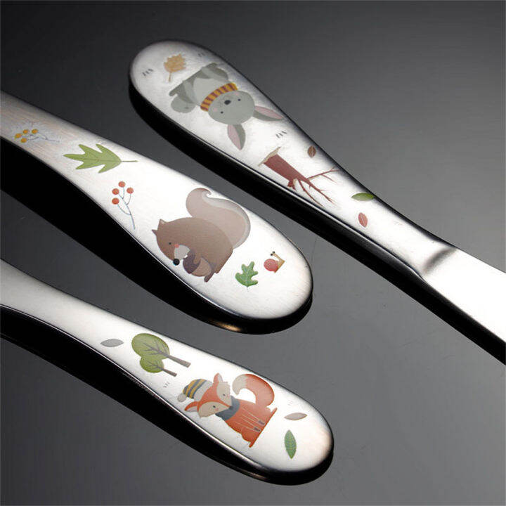 eco-friendly-spoon-baby-kitchen-supplies-flatware-cute-safe-fork-stainless-steel-kids-cutlery-carving