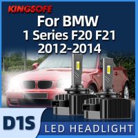 Kingsofe 2ชิ้นไฟหน้ารถมอเตอร์ไซค์แบบ Led D1s รถยนต์6000K ชิป Csp เหมาะสำหรับ Bmw หลอดนำแสงสูงต่ำ1ชุด F21 F20 2012 2014 2013