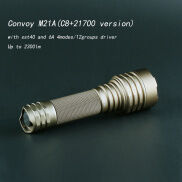 Convoy M21A Đen Sst40, Nhiệt Tách, Kiểm Soát Nhiệt Độ Lên Đến 2300lm