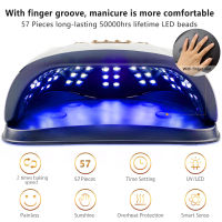 Newest Nail Lamp 114W UV LED Lamp With 4 Timer Settings and Handle Professional Fast Curing Nail Dryer And Manicure Equipment
