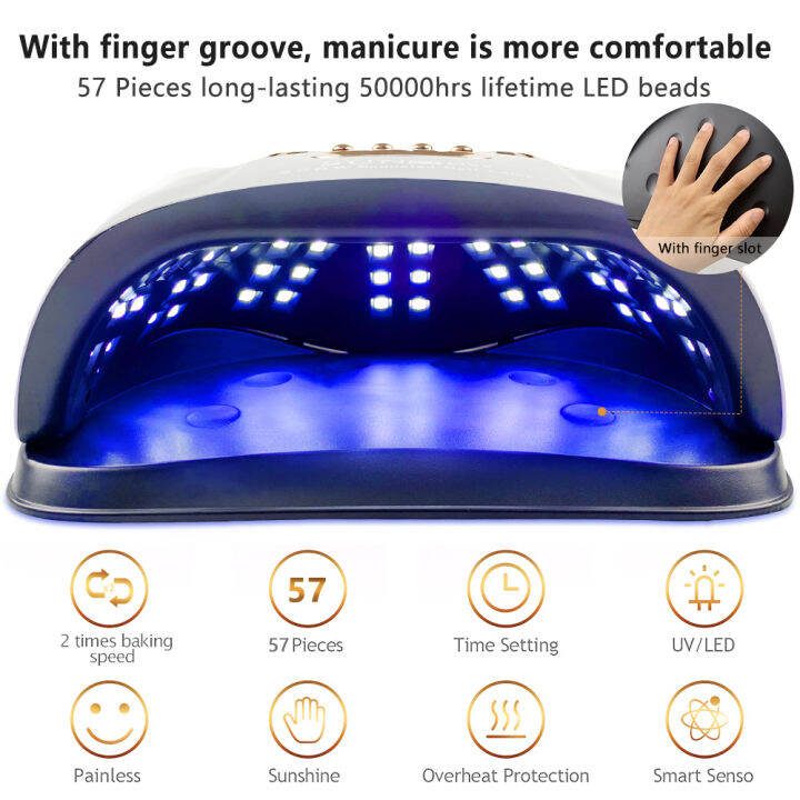 newest-nail-lamp-114w-uv-led-lamp-with-4-timer-settings-and-handle-professional-fast-curing-nail-dryer-and-manicure-equipment