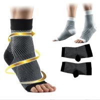 【CW】 Ankle Support Socks Elastic Compression Sleeve Foot Protection Plantar Fasciitis Joint Pain Heel