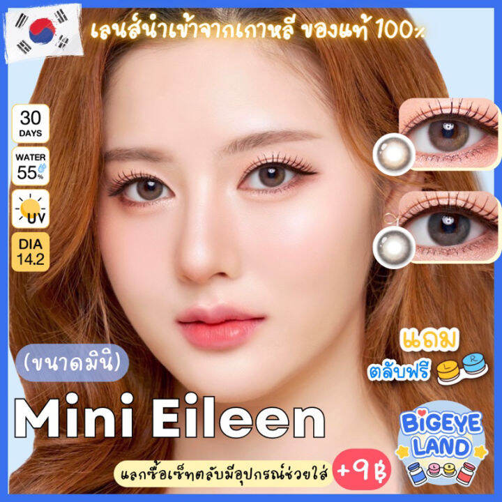 คอนแทคเลนส์ Mini Eileen Brown / Gray (Kitty Kawaii) ขนาดมินิ 🌷 | Lazada