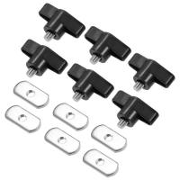 Kayak Track T Bolt 6 Set of T Mount Track Bolt for Kayaks Lightweight Mounting Accessory for Boats Kayaks and Other Water Sports big sale