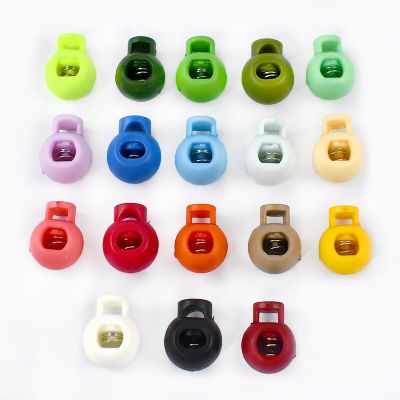 ：“{—— Meetee 50Pcs High-Grade Plastic Stopper Cord Lock Tighten Spring Cords End Buckles DIY Clothing Adjustment Button Accessory F5-2