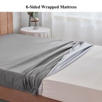 【LZ】owudwne 6-Sides Fully Enclosed Waterproof Mattress Cover with Zipper Dust-proof Fitted Sheet for Double Bed Twin Full Queen King