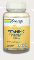 Solaray, Timed Release Vitamin C, 1,000 mg, 100 VegCaps