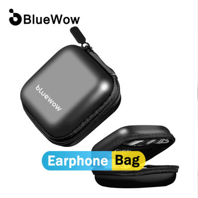 BlueWow BWS29กระเป๋าใส่หูฟังหูฟังกล่องเก็บของพกพากล่องกระเป๋าแข็ง Aksesoris Headphone การ์ดเก็บข้อมูลกระเป๋าเก็บของสาย USB