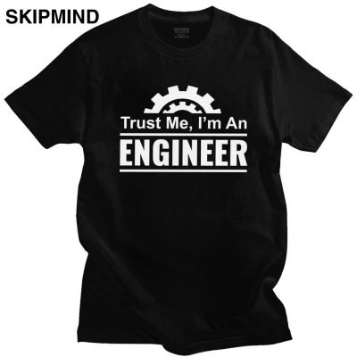 CODTheresa Finger Trendy Trust Me I am An Engineer T Shirt Men Short Sleeves Technician Engineering Tee 100 Cotton Mechanical T-Shirt Gift Idea