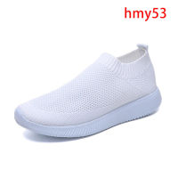 Lightweight Sneakers Women Running Trainers Vulcanized Shoes Mesh basket femme White Casual Flat Shoes Knitted zapatillas mujer