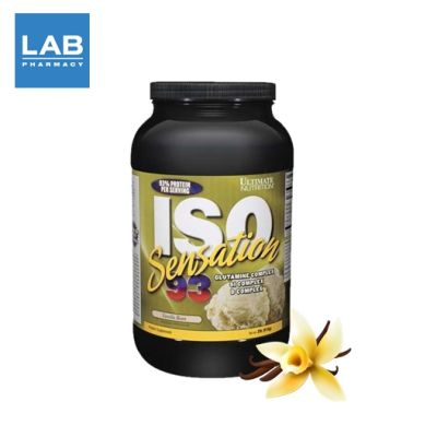 ULTIMATE ISO Sensation 93  Vanilla 2lb - อัลติเมต เวย์โปรตีนไอโซเลท คุณภาพสูง สูตรที่ปราศไขมัน