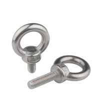 5/1 Buah M3 M4 M5 M6 M8 M10 M12 DIN580 Baut Mata 304 Baja Tahan Karat Kelautan Mengangkat Sekrup Mata Cincin Lubang Loop untuk Tali Kabel Eyebolt