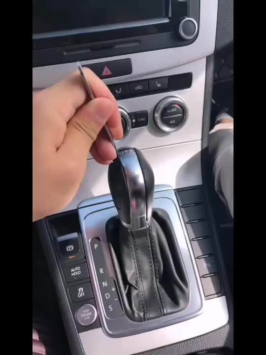 Gear Shift Knob Lever Shifter Handle Stick untuk VW Golf 6 7 R GTI