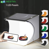 Light Box Photography Led Portable Photography Mini Tents Box Studio for Camera Photo Softbox 1LED Light Bar 6 Backdrop Photobox